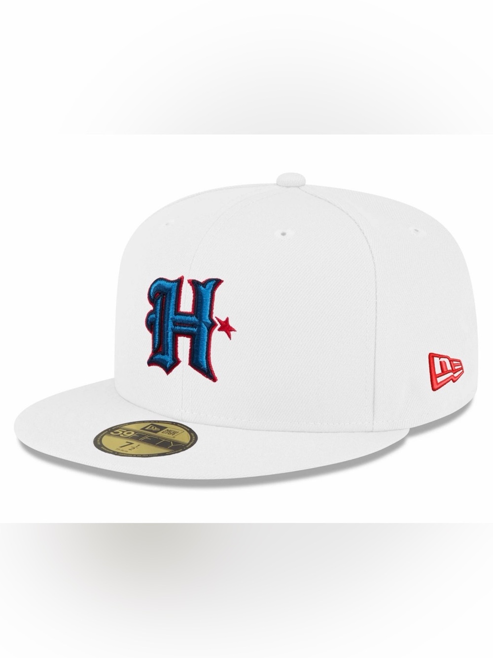 Houston Texans White New Era Cap Size 7 1/2